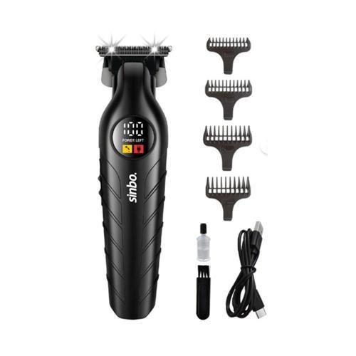 USB ŞARJLI - LCD GÖSTERGELİ SAÇ - SAKAL KESME TRAŞ MAKİNESİ  PLASTİK GÖVDE SHC-1909 (5250)