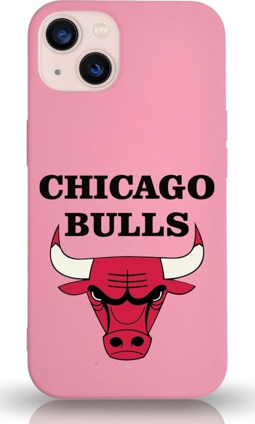 Iphone 13 Uyumlu Lansman Kılıf Chicago Bulls Tasarımlı Altı Kapalı Içi Kadife Kaplı Kapak