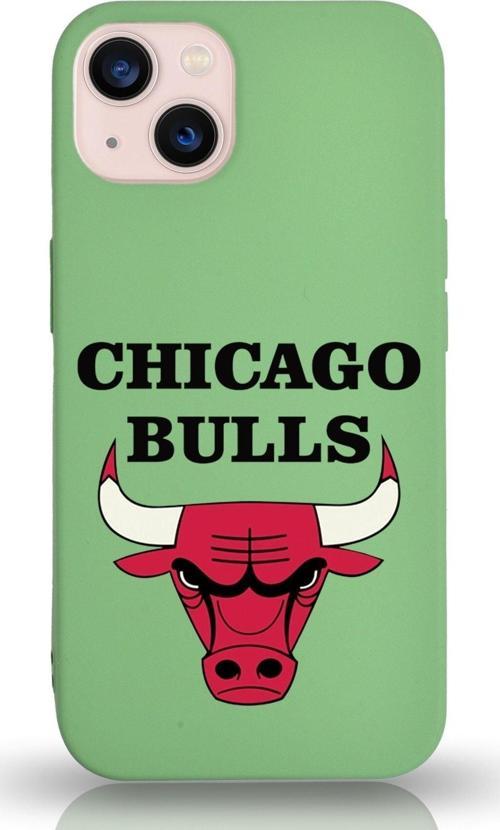 Iphone 13 Uyumlu Lansman Kılıf Chicago Bulls Tasarımlı Altı Kapalı Içi Kadife Kaplı Kapak