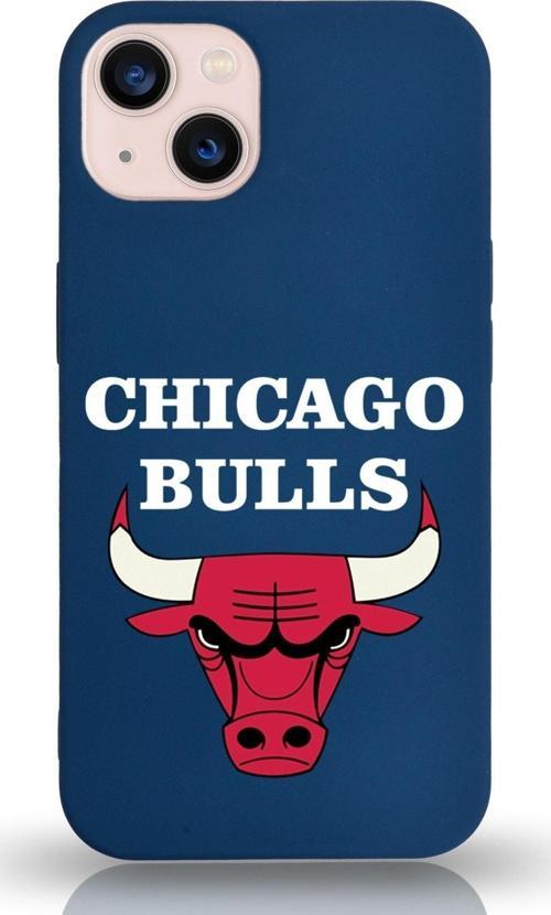 Iphone 13 Uyumlu Lansman Kılıf Chicago Bulls Tasarımlı Altı Kapalı Içi Kadife Kaplı Kapak