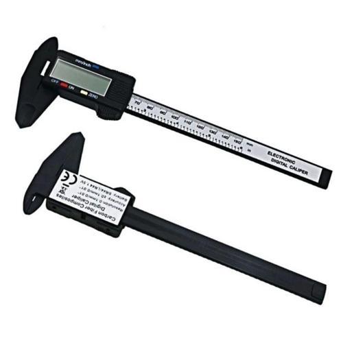BUFFER® 150 Mm Dijital Kumpas Elektronik Fiber Karbon Kaplı Plastik - Kumpas 