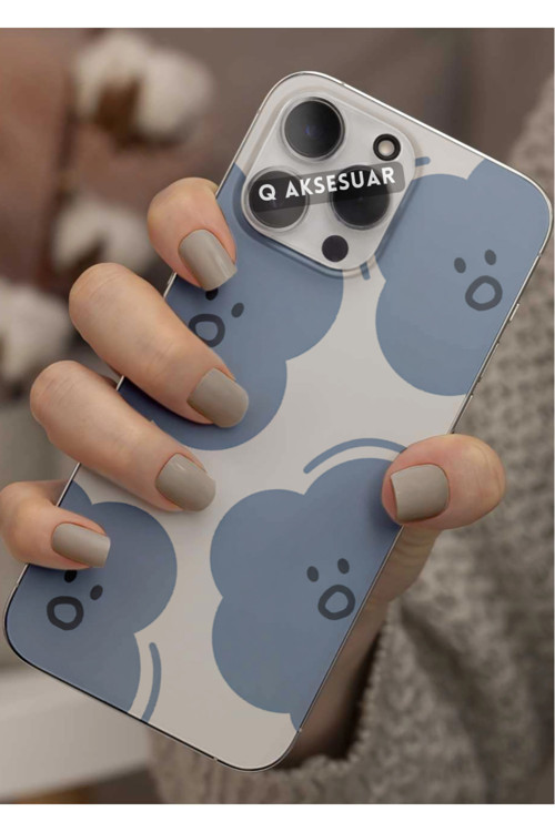 Xiaomi Redmi Note 11 Pro 4G Uyumlu Sevimli Bulut Tasarımlı Şeffaf Telefon Kılıfı Kapak Case