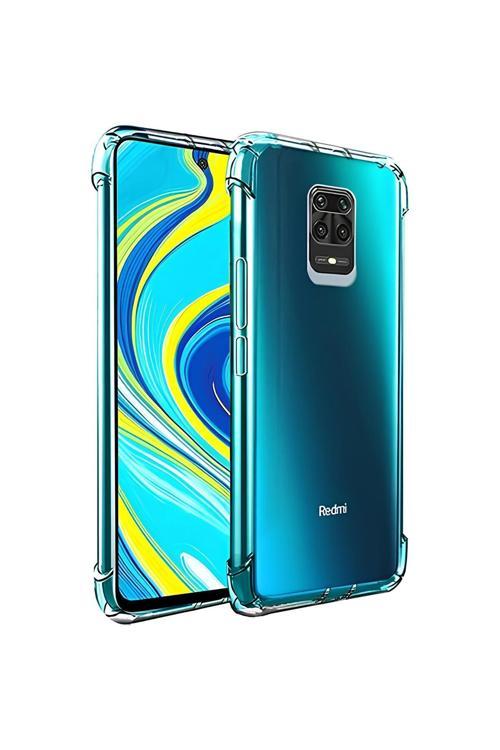 Xiaomi Redmi Note 9 Pro Uyumlu Renksiz Silikon Şeffaf Telefon Kılıfı