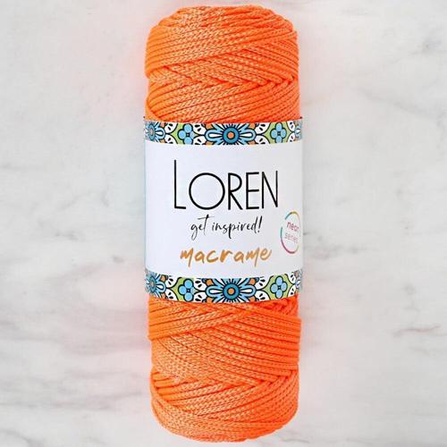 Loren Macrame Neon Turuncu El Örgü İpi - L113