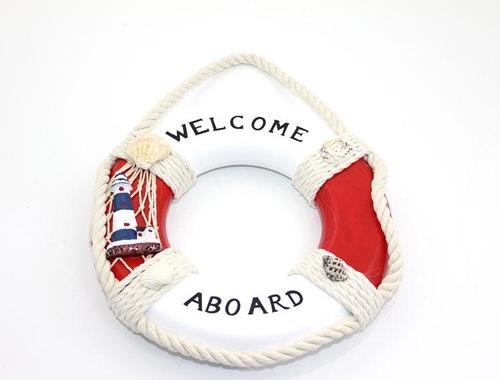 Ahşap Marin Duvara Asmalı Simit Model 2