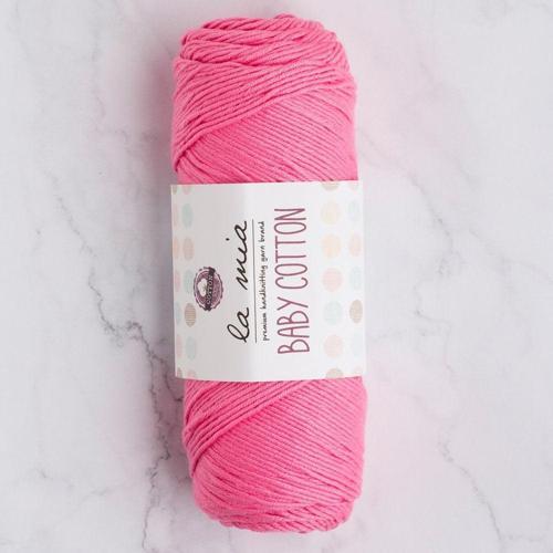 La Mia Baby Cotton Pembe El Örgü İpi - L046 - 33645