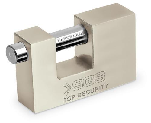 SGS 1366 Cam Kapı Kilidi Kayar Milli Saten Kaplama 80 mm