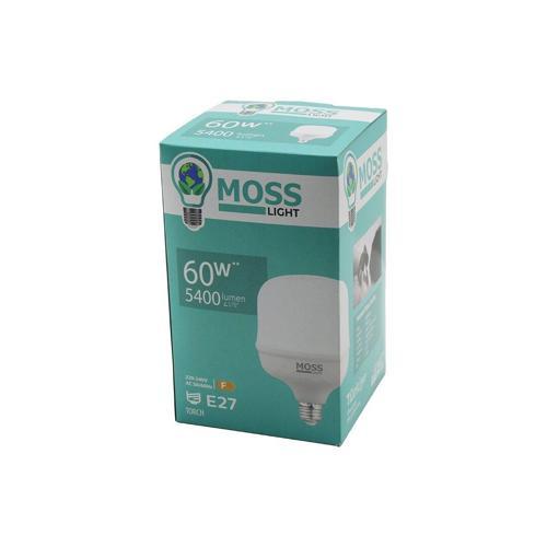 MOSS LIGHT 60W  TORCH LED AMPUL PLASTİK E27 5400LUMEN L175 DERECE 50.000 SAAT ÖMÜR IP20 185-265V AC (5250)