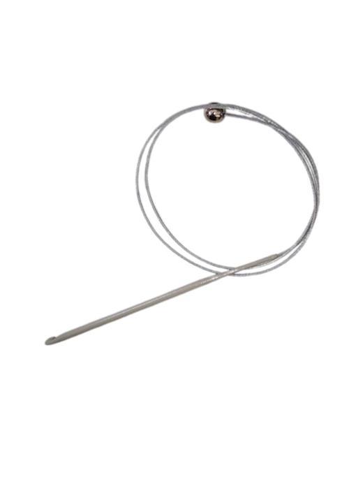 Misinalı Çelik Stoplu Tığ Şiş 8 Numara 60 cm