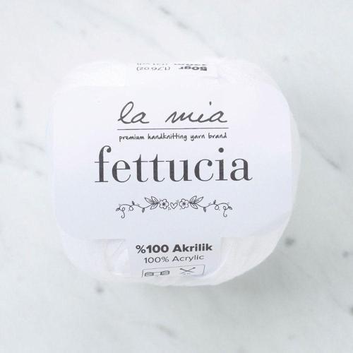 La Mia Fettucia Beyaz El Örgü İpi - L001 - 33877