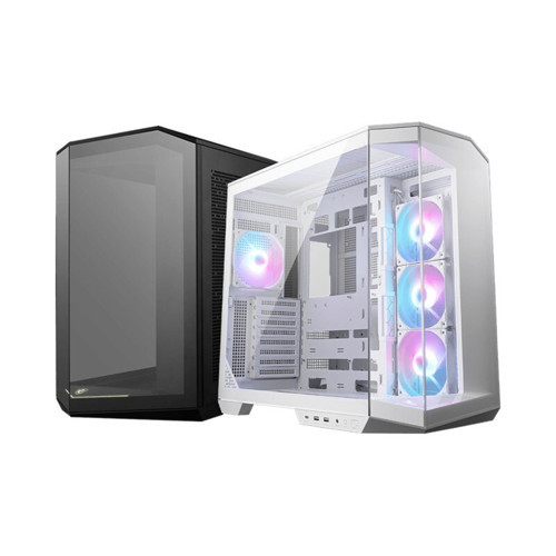 MSI MAG PANO 100R PZ TEMPERLİ CAM ARGB PSU YOK 3X120MM 1X120MM FAN GAMING BİLGİSAYAR KASASI SİYAH