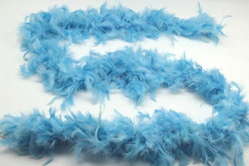 Bebek Mavisi Kabarık Tüylü Otriş Boa Dekorasyon Tüy 180 cm (5250)