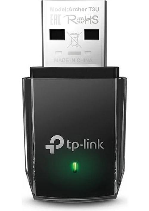 TP-LINK Archer T1300U Mini AC1300 USB 3.0 MU-MIMO Kablosuz Adaptör (5GhZ + 2.4GhZ)