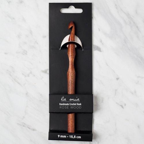 La Mia Rosewood 9 mm 15.5 cm Ahşap Yün Tığ