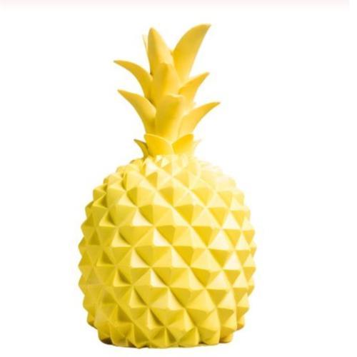 Ananas Şeklinde Desenli Büyük Boy Pilli Masa ve Gece Lambası (5250)