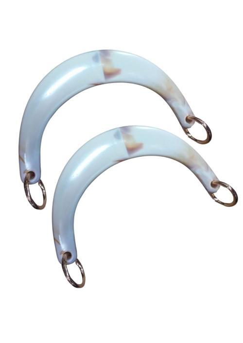 Çanta Sapı Ay Model Beyaz 17 cm