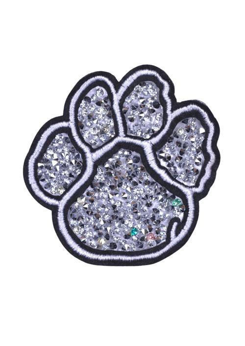 Aplike Ütü İle Yapışan Taşlı Pati Arma 5 cm