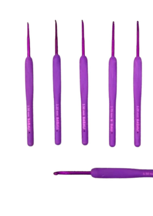 Örgü Tığ Purple3,75 Numara
