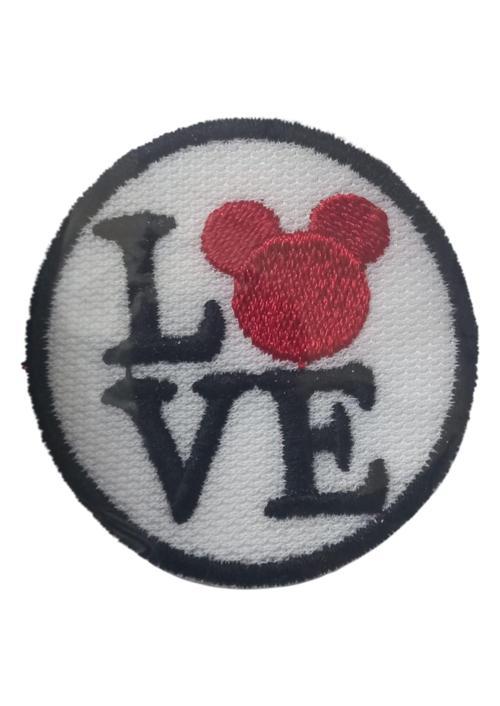Aplike Ütü İle Yapışan Love Pati Arma 4 cm