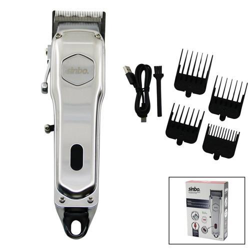 USB ŞARJLI - DİJİTAL GÖSTERGE SAÇ - SAKAL KESME TRAŞ MAKİNESİ ÇELİK GÖVDE - KOLLU TARAK AYARI SHC-1905 (5250)