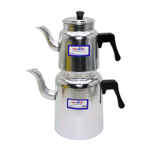 NO-3 LÜKS ALÜMİNYUM ÇAYDANLIK TAKIMI (5250)