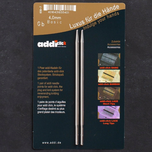Addi Click Basic 4mm Misinalı Şiş Ucu - 656-2