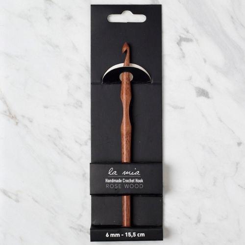 La Mia Rosewood 6 mm 15.5 cm Ahşap Yün Tığ