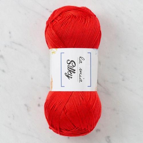 La Mia Silky Kırmızı El Örgü İpi - L004 - 33676