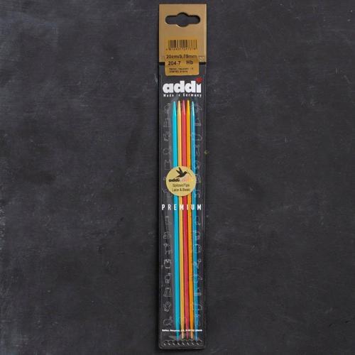 Addi Colibri 3,75mm 20cm Renkli Çorap Şişi - 204-7