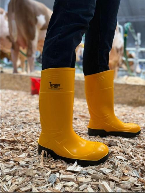 Boots Poliüretan Soğuğa Dayanıklı Kısa Çelik Burunlu Sarı Çizme