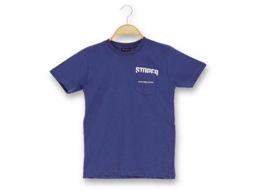 CEPLİ STOPER BASKILI 36/1 SÜPREM ERKEK TSHİRT İndigo