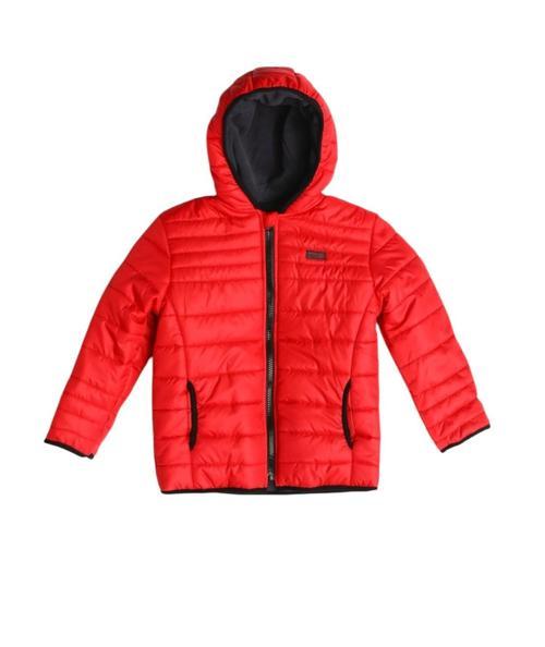 KAPÜŞONLU ŞİŞME MONT KIRMIZI