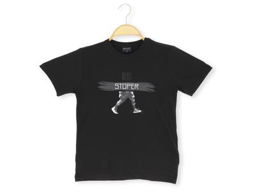 MAN STOPPER BASKILI 36/1 SÜPREM ERKEK TSHİRT LACİVERT