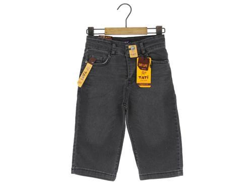 YIPRATMALI LİKRALI ERKEK KOT KAPRİ Gri