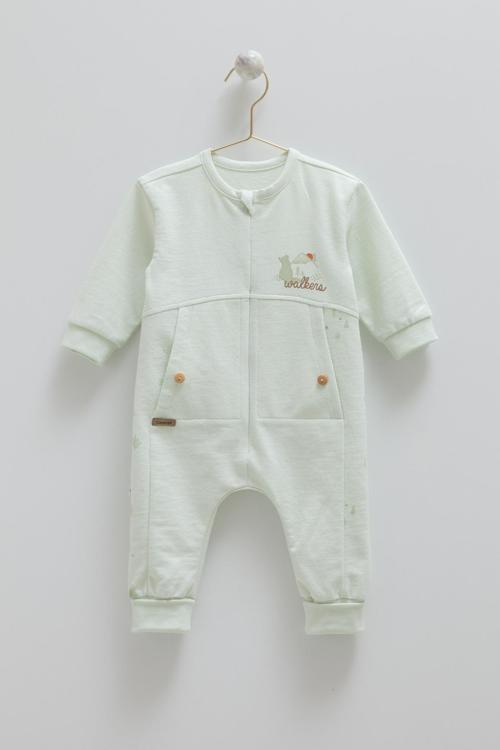 COOL MOUNTAIN CEP DETAYLI ÖNDEN FERMUARLI TULUM - CARAMELL  - TE2023 - Yeşil - 3 - 6 Ay - TE2023-Yeşil-3 - 6 Ay Yeşil