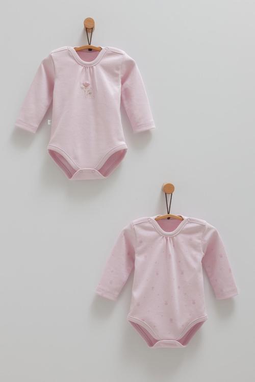 CUTE RABBIT İKİLİ UZUN KOL ÇITÇITLI BODY - CARAMELL  - BK1482 - Lila - 0 - 1 Ay0 - 1 Ay - BK1482-Li-0 - 1 Ay0 - 1 Ay Lila