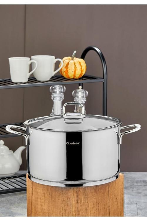 26 Cm Bomonti Paslanmaz Çelik Derin Tencere