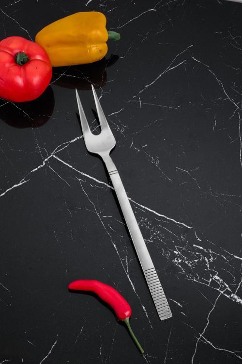 Heybeli Paslanmaz Çelik 30 Cm Çatal