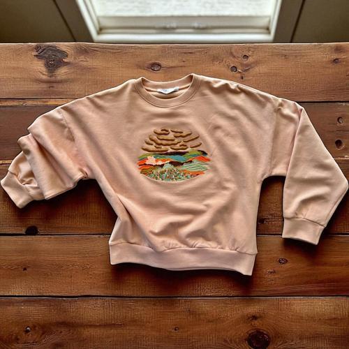 BULUTLU SWEATSHIRT Pudra