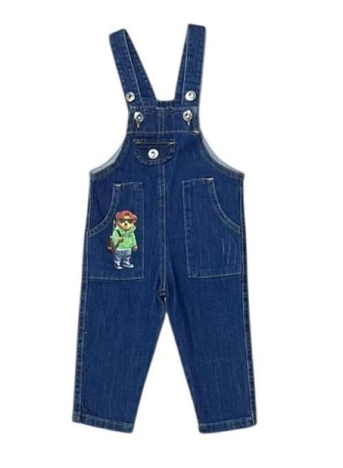 YAN BASKILI KOT TULUM Mavi