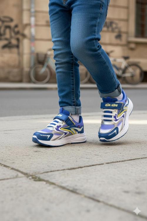 Gür Kids Erkek Çocuk Spor Ayakkabısı 31-35 Mavi