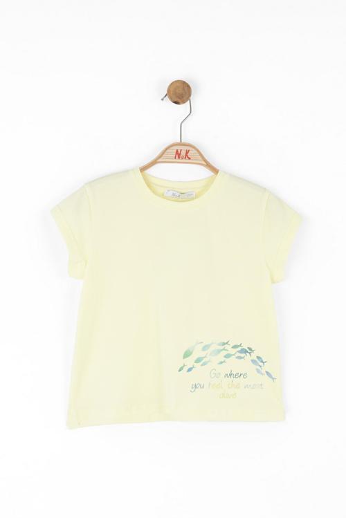 ETEKUCU FISH BASKILI BODY Sarı