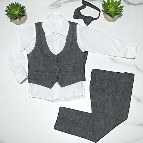 YELEKLİ KLASİK TAKIM Gri