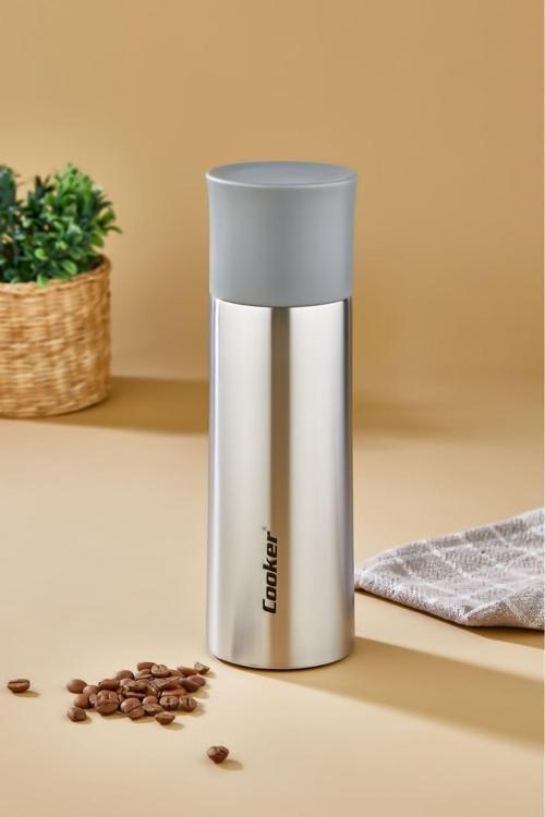 -Ckr-2056-0.40 Lt Paslanmaz Çelik Termos-Gri