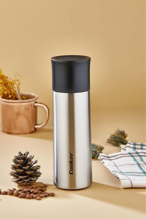 -Ckr-2056-0.40 Lt Paslanmaz Çelik Termos-Siyah