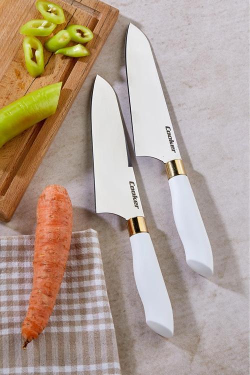 Lüx Model Paslanmaz Çelik Şef Bıçağı (1 Adet)