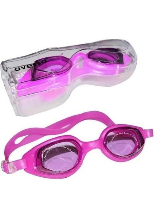 GS7 Kutulu Pembe Yetişkin Kadın Yüzücü Gözlüğü