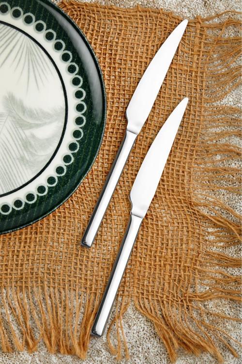 2'Li Milas Paslanmaz Çelik Tatlı Bıçağı