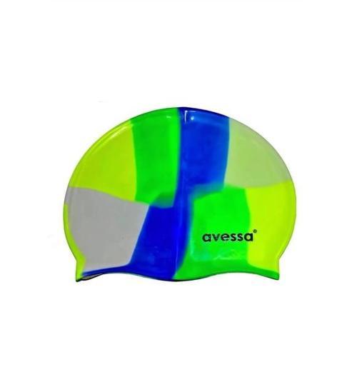 Mc-906 Gökkuşağı Silikon Havuz Bonesi Lacivert-Yeşil