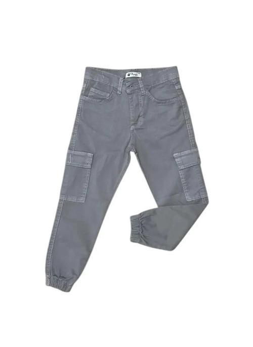 KARGO CEPLİ GABARDİN PANTOLON Gri